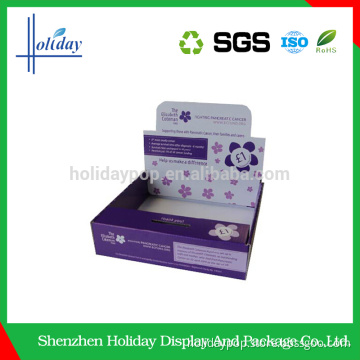 designer of paper displays cardboard counter display for book